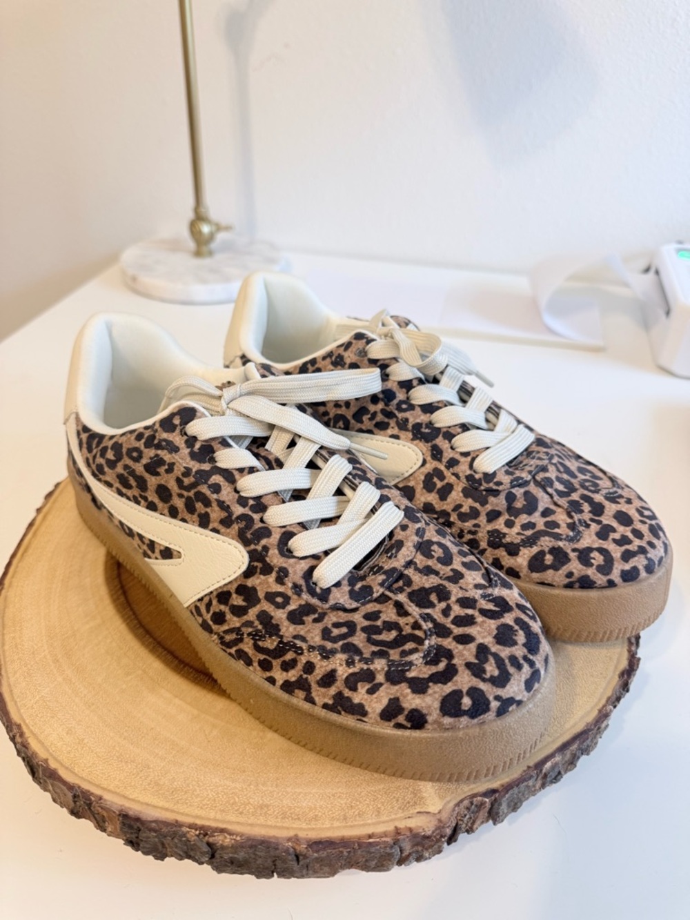 Dolce Vita Leopard Print Sneakers - Picture 4 of 13